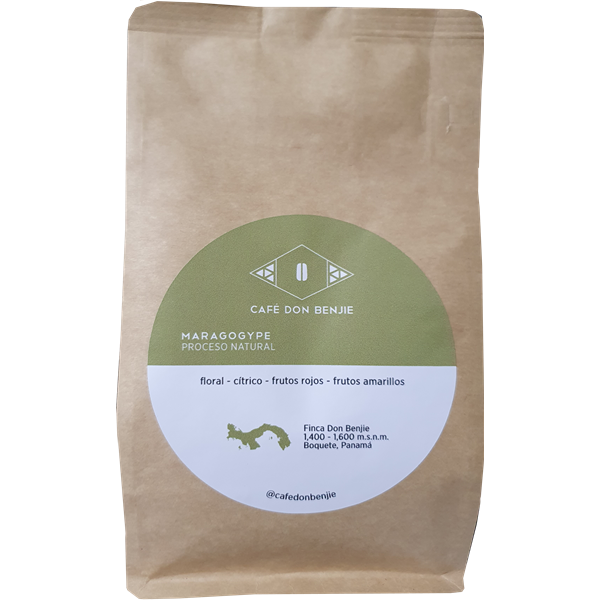 Cafe Don Benjie - Maragogipe Natural Whole Bean