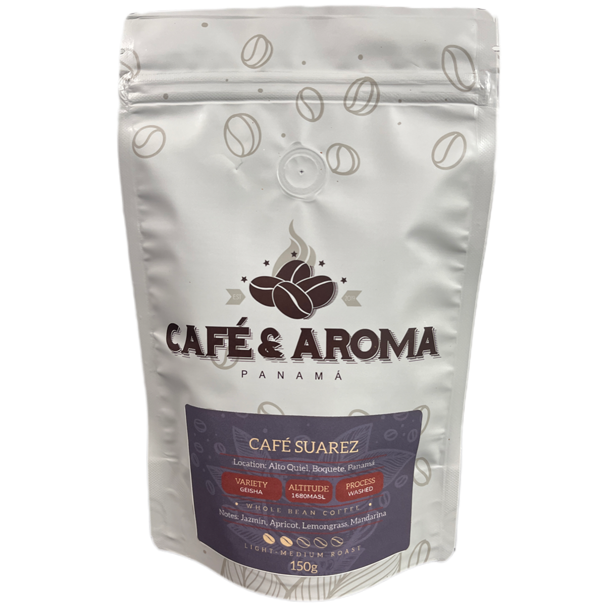 C&A Cafe Suarez - Geisha Panama Washed Whole Bean Coffee