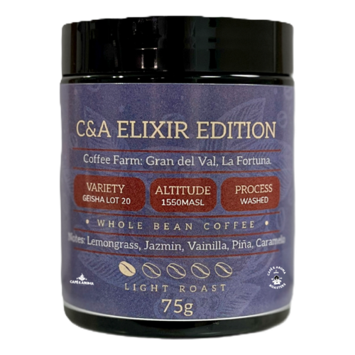 C&A Elixir Edition- Gran del Val Geisha Lavado Lote 20 En Grano