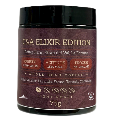 C&A Elixir Edition - Gran del Val Geisha Natural Anaeróbico Lote 19 En Grano