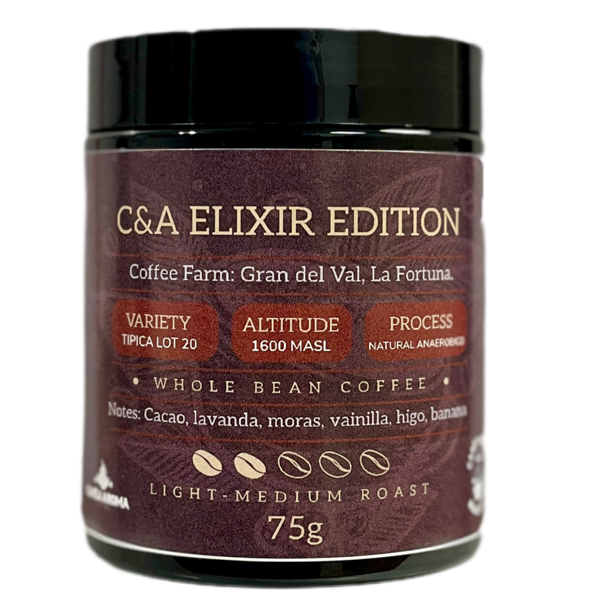 C&A Elixir Edition - Gran del Val Típica Natural Anaeróbico Lote 20 En Grano