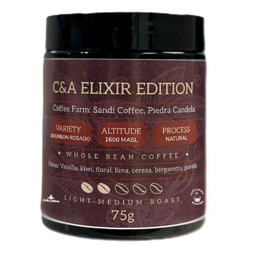 C&A Elixir Edition - Sandi Coffee Bourbon Rosado Natural En Grano