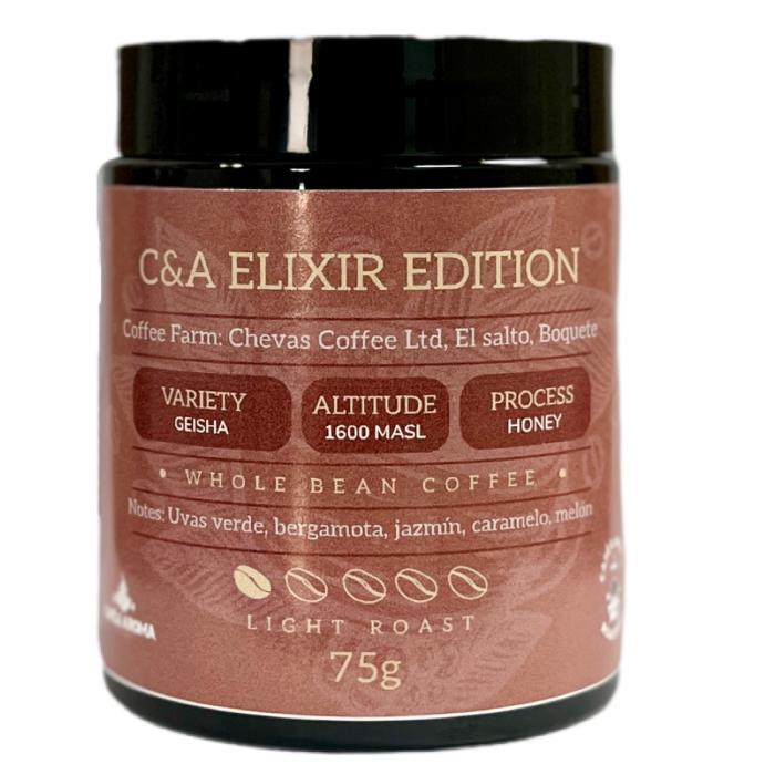 C&A Elixir Edition- Chevas Coffee Geisha Honey En Grano – Café & Aroma
