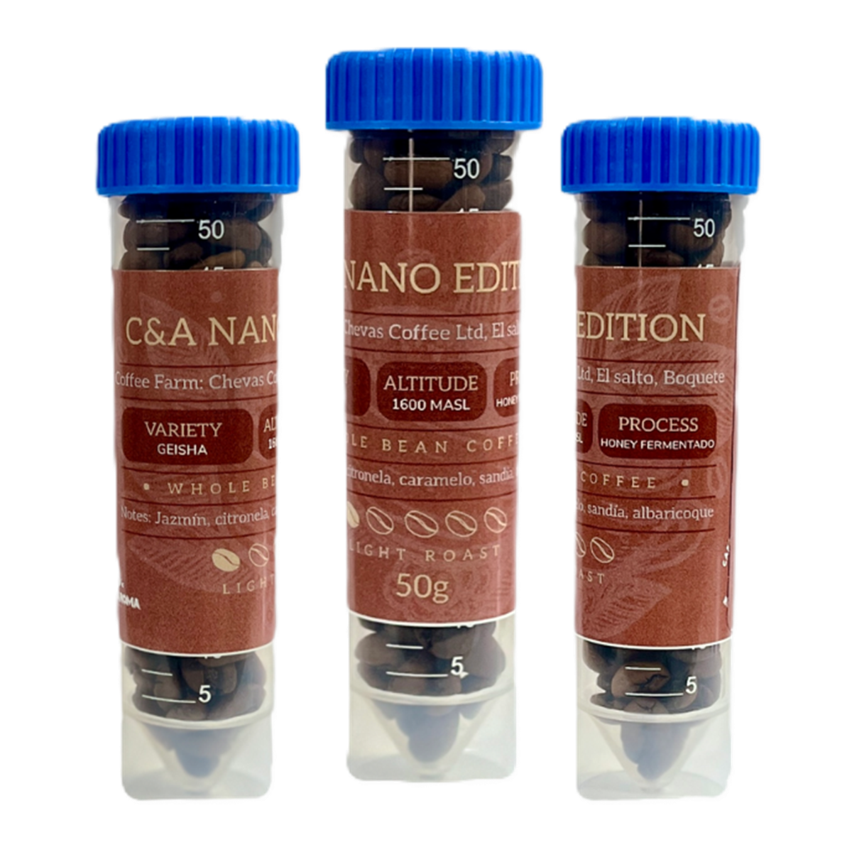 C&A Nano Edition - Chevas Coffee Geisha Honey Fermentado En Grano