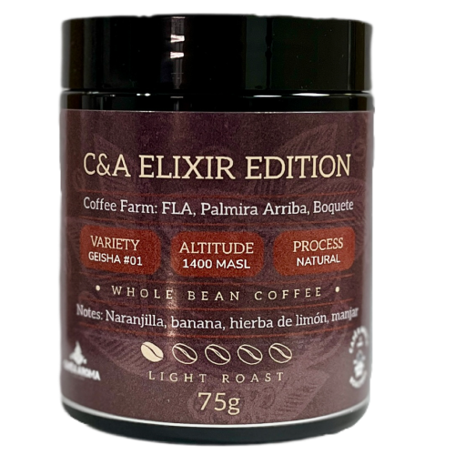 C&A Elixir Edition- Finca los Azahares Geisha Natural 01 En Grano