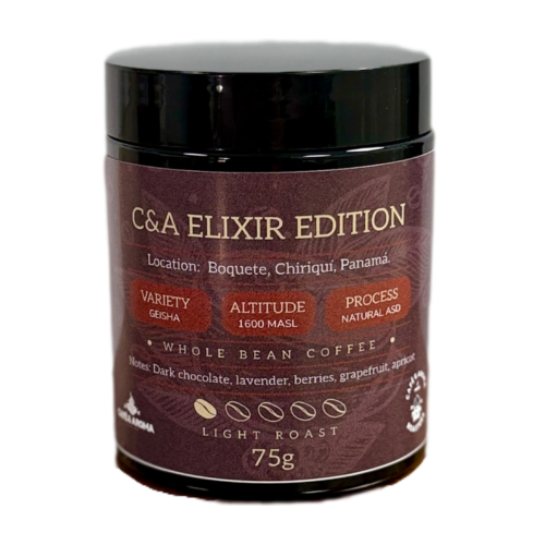 C&A Elixir Edition - Geisha Natural ASD Whole Bean Coffee